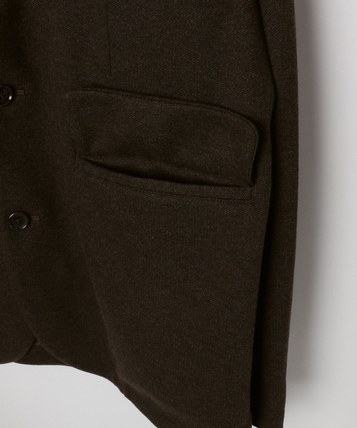 BAYFLOW（ベイフロー）の「【EF(エフ)】ウールライクジャージジャケット（MEN）（テーラードジャケット・メンズ・ダークグレー/ブラウン・MEDIUM/LARGE）」の11枚目の写真