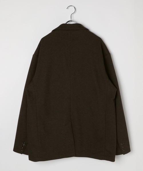 BAYFLOW（ベイフロー）の「【EF(エフ)】ウールライクジャージジャケット（MEN）（テーラードジャケット・メンズ・ダークグレー/ブラウン・MEDIUM/LARGE）」の12枚目の写真