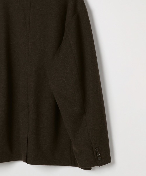 BAYFLOW（ベイフロー）の「【EF(エフ)】ウールライクジャージジャケット（MEN）（テーラードジャケット・メンズ・ダークグレー/ブラウン・MEDIUM/LARGE）」の14枚目の写真