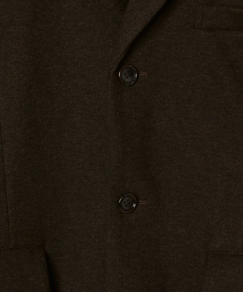 BAYFLOW（ベイフロー）の「【EF(エフ)】ウールライクジャージジャケット（MEN）（テーラードジャケット・メンズ・ダークグレー/ブラウン・MEDIUM/LARGE）」の18枚目の写真
