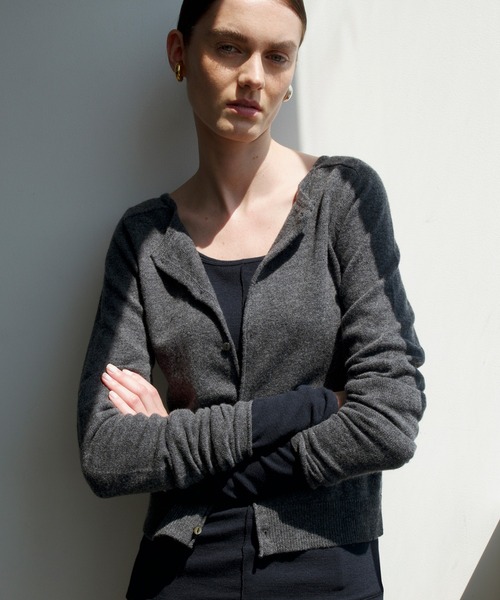 OUR WACOAL（アワワコール）の「カップ付きカットソー　10分袖（Tシャツ/カットソー・レディース・グレー/ブラック/ネイビー・L/M）」の17枚目の写真