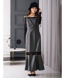 MERCURYDUO | レースパネル切替ワンピース(ワンピース)