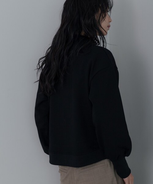 GALLEST（ギャレスト）の「ラウンドヘムロゴスウェット（スウェット・レディース・チャコールグレー/オフホワイト/ブラック・38）」の22枚目の写真