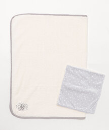 KID BLUE（キッドブルー）の「キッドブルー -２５ストレッチシャギードット -カバー付きブランケット -KGCW233 -kidblue（ブランケット）」