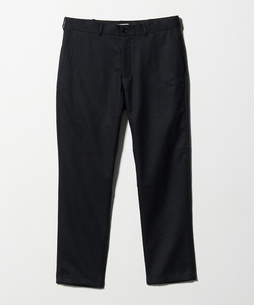 A DAY IN THE LIFE UNITED ARROWS(アデイインザライフユナイテッドアローズ)の「シャイニー フラノ ノープリーツパンツ<A DAY IN THE LIFE>(スラックス・メンズ・ナチュラル/ダークグレー/モカ/ネイビー・M/L/XL/S)」の4枚目の写真
