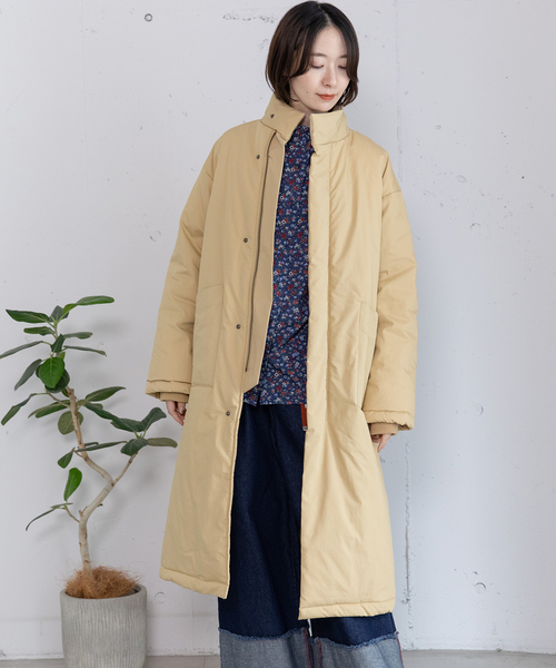 POU DOU DOU(プードゥドゥ)の「ハイネック中綿ブルゾン(その他アウター・レディース・カーキ/ベージュ/ブラック・M)」の9枚目の写真