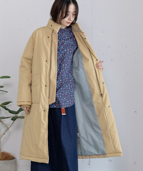 POU DOU DOU(プードゥドゥ)の「ハイネック中綿ブルゾン(その他アウター・レディース・カーキ/ベージュ/ブラック・M)」の10枚目の写真