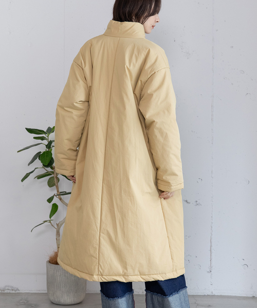 POU DOU DOU(プードゥドゥ)の「ハイネック中綿ブルゾン(その他アウター・レディース・カーキ/ベージュ/ブラック・M)」の12枚目の写真