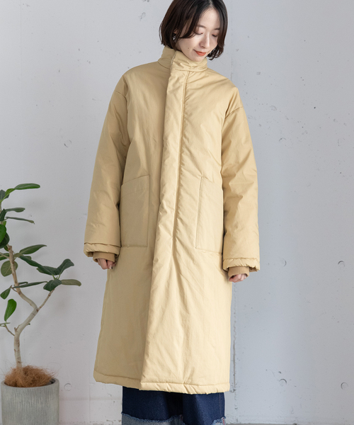 POU DOU DOU(プードゥドゥ)の「ハイネック中綿ブルゾン(その他アウター・レディース・カーキ/ベージュ/ブラック・M)」の13枚目の写真