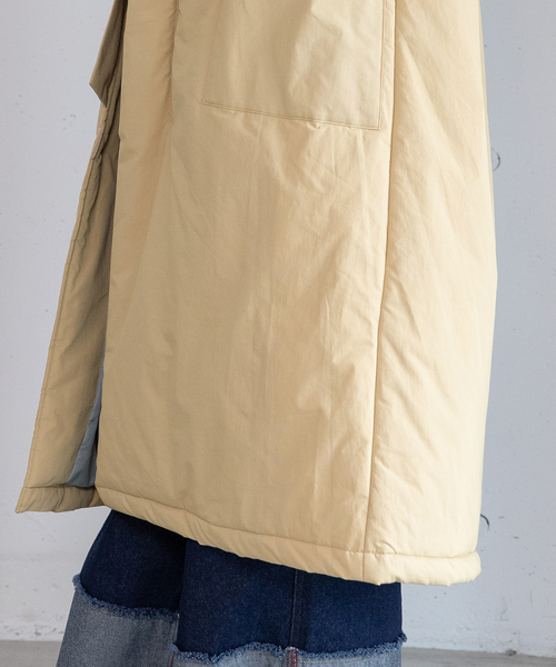 POU DOU DOU(プードゥドゥ)の「ハイネック中綿ブルゾン(その他アウター・レディース・カーキ/ベージュ/ブラック・M)」の18枚目の写真