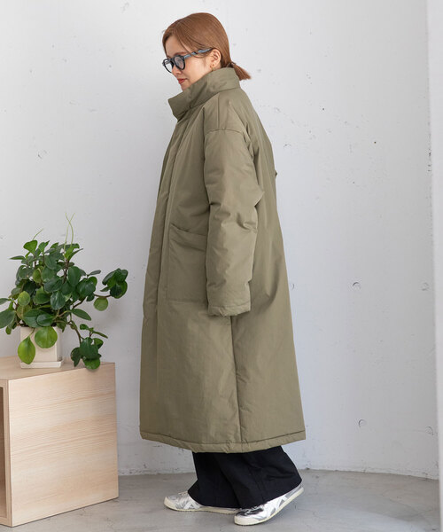 POU DOU DOU(プードゥドゥ)の「ハイネック中綿ブルゾン(その他アウター・レディース・カーキ/ベージュ/ブラック・M)」の22枚目の写真