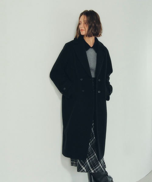 YECCA VECCA（イェッカヴェッカ）の「フェザー襟スパンコールニット（ニット/セーター・レディース・アイボリー/グレー・FREE）」の15枚目の写真