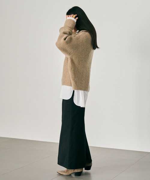 Chaos(カオス)の「Chaos(カオス)/◆WHY NOT NOW◆イーストデニムスカート 【セットアップ可】(スカート・レディース・ブラック・36/38)」の3枚目の写真