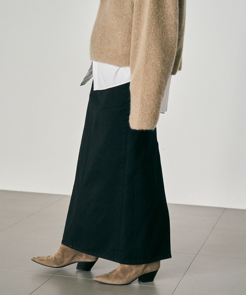 chaos カオス　2025◆WHY NOT NOW◆プルーフデニムスカート Chaos（カオス）の「Chaos(カオス)/◇WHY NOT NOW◇イーストデニム