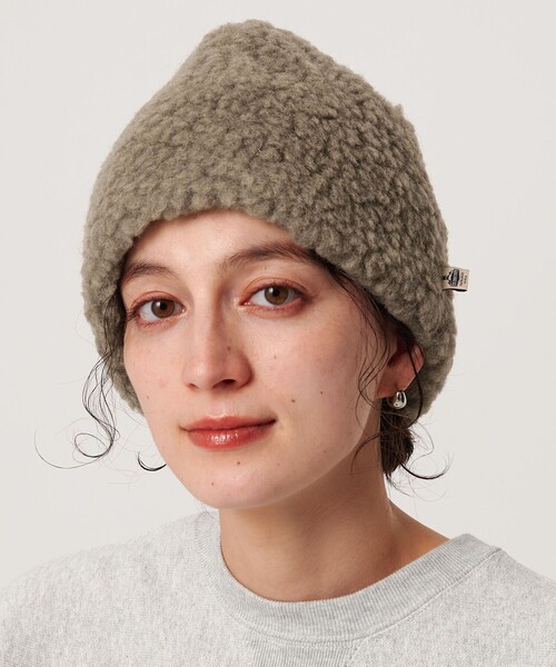 BEAUTY&YOUTH UNITED ARROWS（ビューティーアンドユースユナイテッドアローズ）の「＜COLDBREAKER＞エッグ ハット（ハット・レディース・モカ/グレー系・FREE）」の4枚目の写真