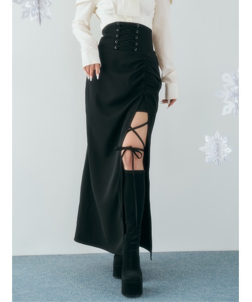 Darich（ダーリッチ）の「スリットコルセットロングスカート（スカート