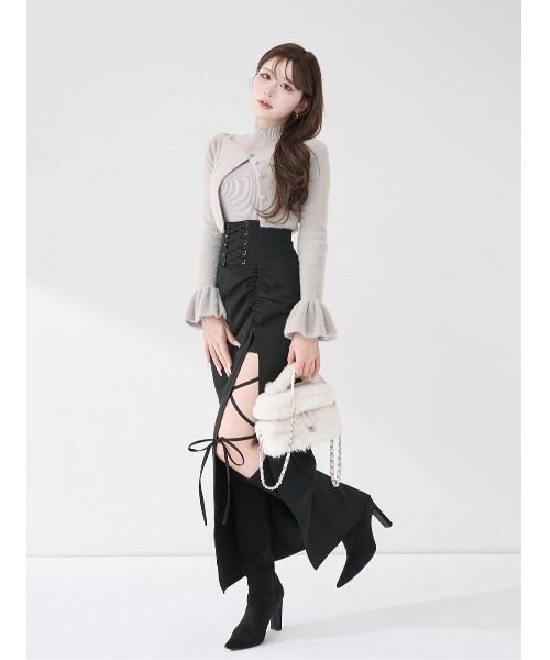 スリットコルセットロングスカート（スカート）｜Darich（ダーリッチ