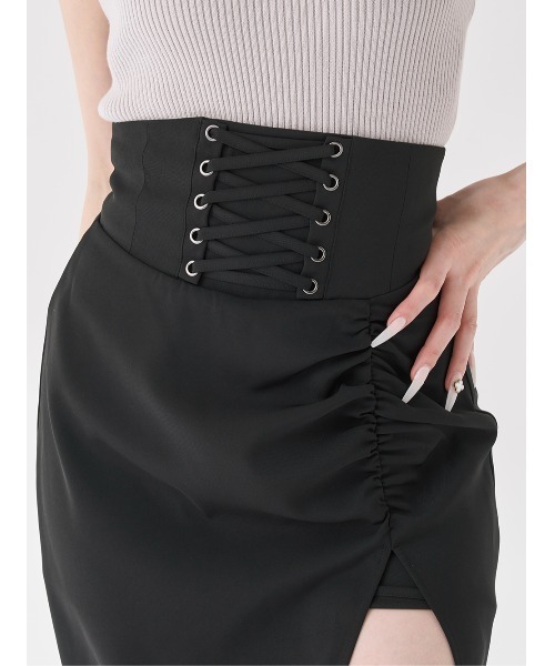 Darich（ダーリッチ）の「スリットコルセットロングスカート（スカート