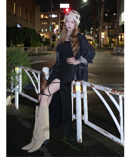 スリットコルセットロングスカート（スカート）｜Darich（ダーリッチ