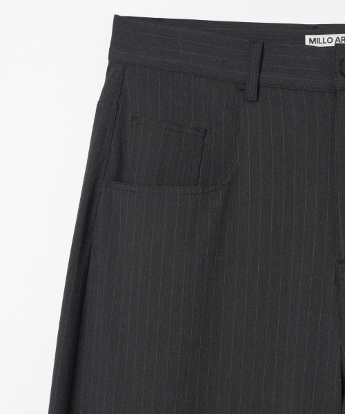 Millo Archive（ミロ アーカイブ）の「リフレクトストライプパンツ[ブラック]（スラックス・メンズ・その他・X-LARGE/SMALL/MEDIUM/LARGE）」の3枚目の写真