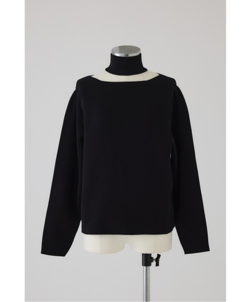 Neck parts knit tops ネックパーツニットトップス（ニット/セーター