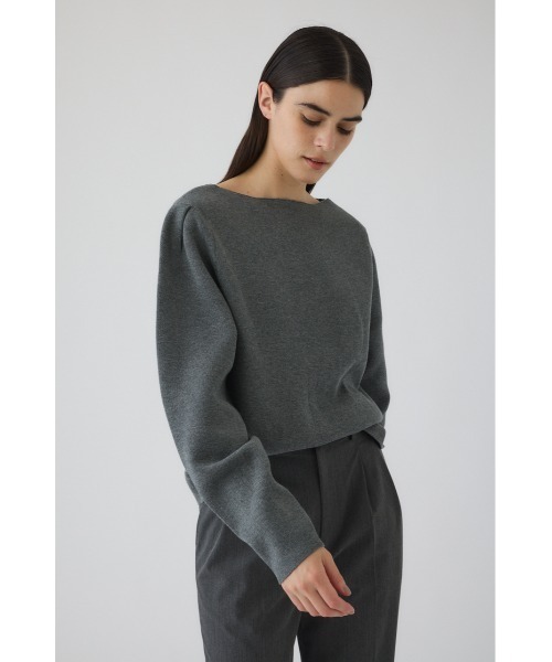 RIM.ARK(リムアーク)の「Neck parts knit tops ネックパーツニットトップス(ニット/セーター・レディース・グレー/ブルー/ブラック・FREE)」の21枚目の写真