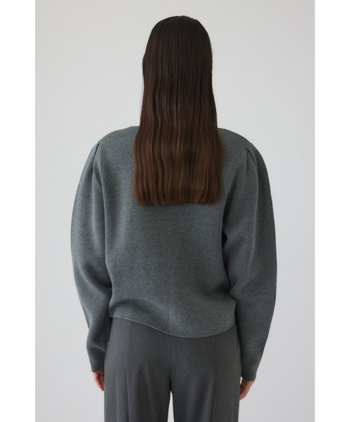 RIM.ARK(リムアーク)の「Neck parts knit tops ネックパーツニットトップス(ニット/セーター・レディース・グレー/ブルー/ブラック・FREE)」の10枚目の写真