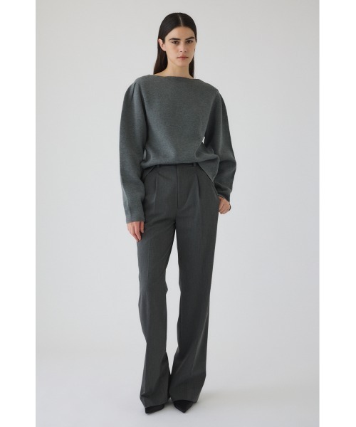 RIM.ARK(リムアーク)の「Neck parts knit tops ネックパーツニットトップス(ニット/セーター・レディース・グレー/ブルー/ブラック・FREE)」の19枚目の写真