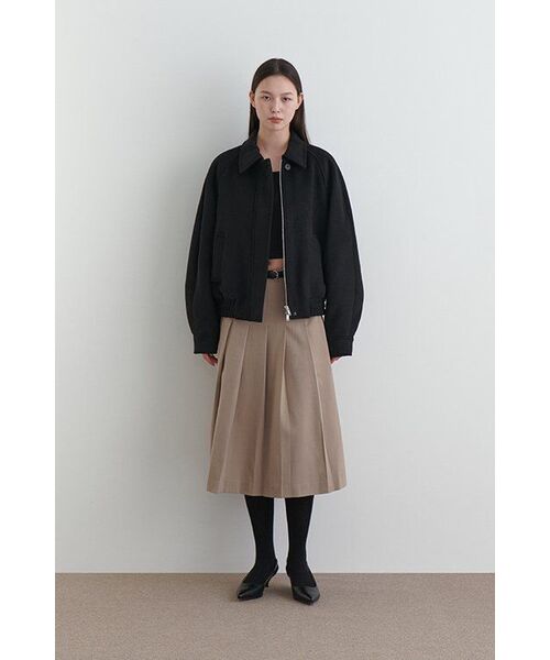 MUSINSA STANDARD WOMAN(ムシンサスタンダードウーマン)の「レディースプリーツミディスカート【ベージュ】(スカート・レディース・その他・SMALL/MEDIUM/LARGE/X-SMALL)」の7枚目の写真