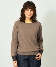 MACKINTOSH PHILOSOPHY | GREY LABEL ウールカシミヤバイカラーニット(ニット/セーター)