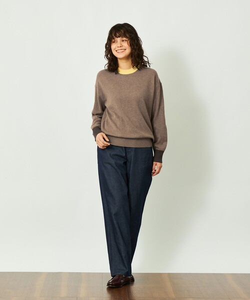 MACKINTOSH PHILOSOPHY（ﾏｯｷﾝﾄｯｼｭ ﾌｨﾛｿﾌｨｰ）の「GREY LABEL ウールカシミヤバイカラーニット（ニット/セーター・レディース・ベージュ系その他3/グレー系その他2・2/6）」の10枚目の写真