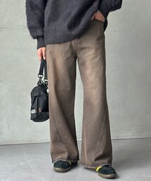 CPCM | 立体裁断セミフレアデニム(デニムパンツ)