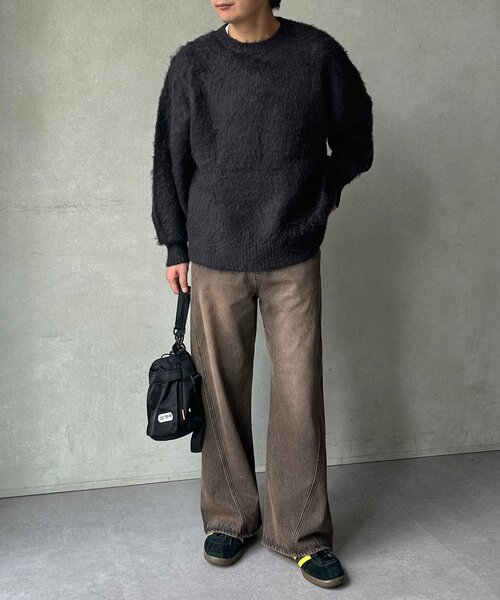 CPCM（シーピーシーエム）の「立体裁断セミフレアデニム（デニムパンツ・メンズ・ブルー/ブラック/ネイビー・MEDIUM/LARGE）」の10枚目の写真