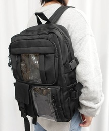 Lots of Love（ロッツオブラブ）の「【2color】クリアポケットナイロンバックパック（バックパック/リュック）」