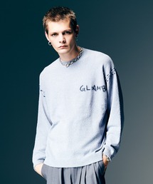 Hand Beaded Logo Knit / ハンドビーデッドロゴニット