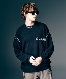 glamb（グラム）の「Hand Beaded Logo Knit   ハンドビーデッドロゴニット（ニット/セーター）」