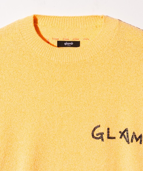 glamb(グラム)の「Hand Beaded Logo Knit / ハンドビーデッドロゴニット(ニット/セーター・メンズ・イエロー/ブラック/ブルー・S/M/L)」の14枚目の写真