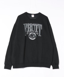 【FRUIT OF THE LOOM/フルーツ・オブ・ザ・ルーム】RETRO PRINT SWEAT/ロゴクルー/ユニセックス