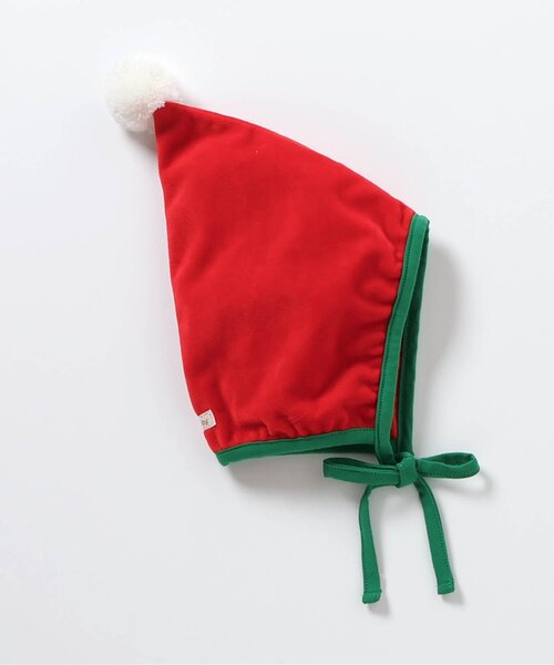 BREEZE（ブリーズ）の「ベロアベビーボンネット（ニットキャップ/ビーニー・キッズ・グリーン/レッド・48）」の9枚目の写真