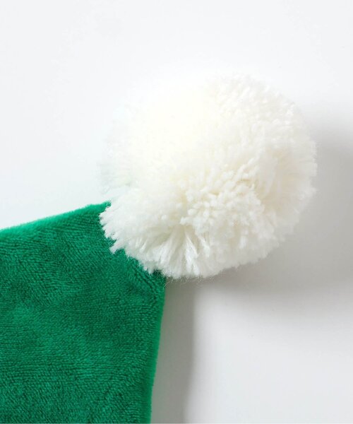 BREEZE（ブリーズ）の「ベロアベビーボンネット（ニットキャップ/ビーニー・キッズ・グリーン/レッド・48）」の10枚目の写真
