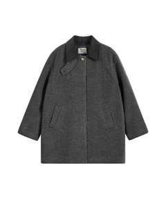 セール】anuke Collarless Cocoon Coat 62520003（ブルゾン）｜anuke