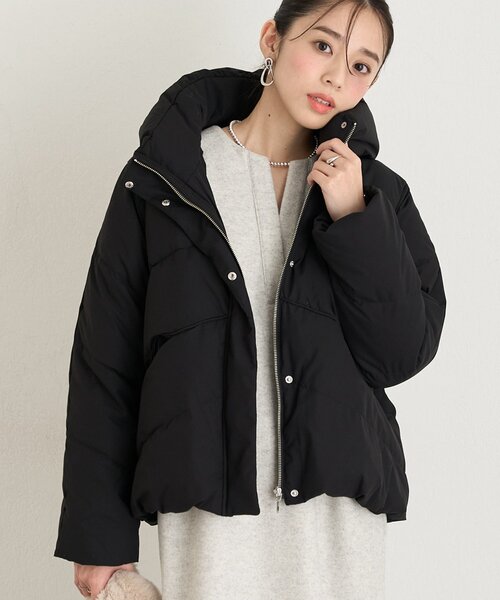 セール】《軽くて着やすい》ストレッチカシュネックピュアダウン