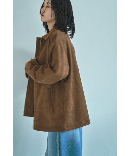 marjour(マージュール)の「FAKE SUEDE BLOUSON(ブルゾン・レディース・ブラウン・M)」の20枚目の写真