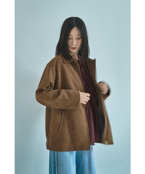 marjour(マージュール)の「FAKE SUEDE BLOUSON(ブルゾン・レディース・ブラウン・M)」の17枚目の写真