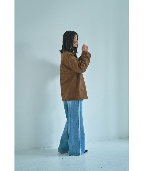 marjour(マージュール)の「FAKE SUEDE BLOUSON(ブルゾン・レディース・ブラウン・M)」の13枚目の写真