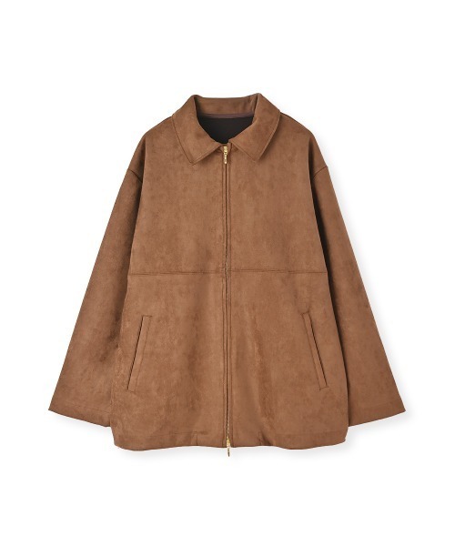 marjour(マージュール)の「FAKE SUEDE BLOUSON(ブルゾン・レディース・ブラウン・M)」の9枚目の写真