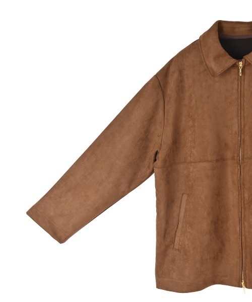 marjour(マージュール)の「FAKE SUEDE BLOUSON(ブルゾン・レディース・ブラウン・M)」の6枚目の写真