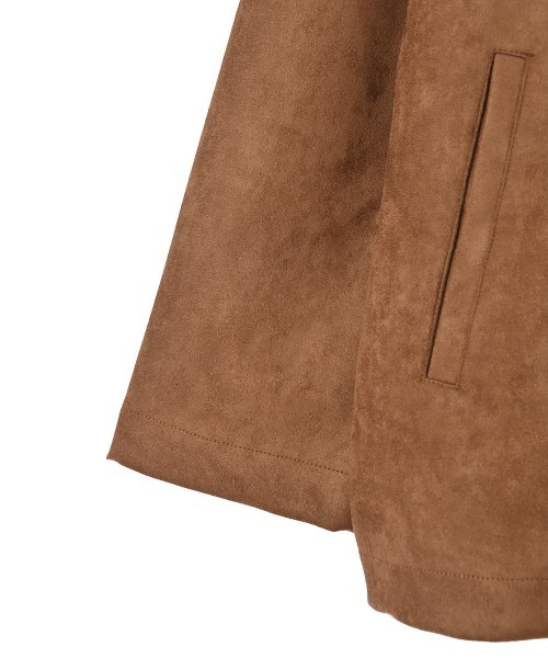 marjour(マージュール)の「FAKE SUEDE BLOUSON(ブルゾン・レディース・ブラウン・M)」の5枚目の写真