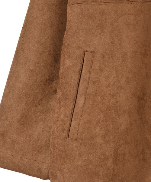 marjour(マージュール)の「FAKE SUEDE BLOUSON(ブルゾン・レディース・ブラウン・M)」の4枚目の写真