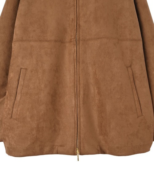 marjour(マージュール)の「FAKE SUEDE BLOUSON(ブルゾン・レディース・ブラウン・M)」の3枚目の写真